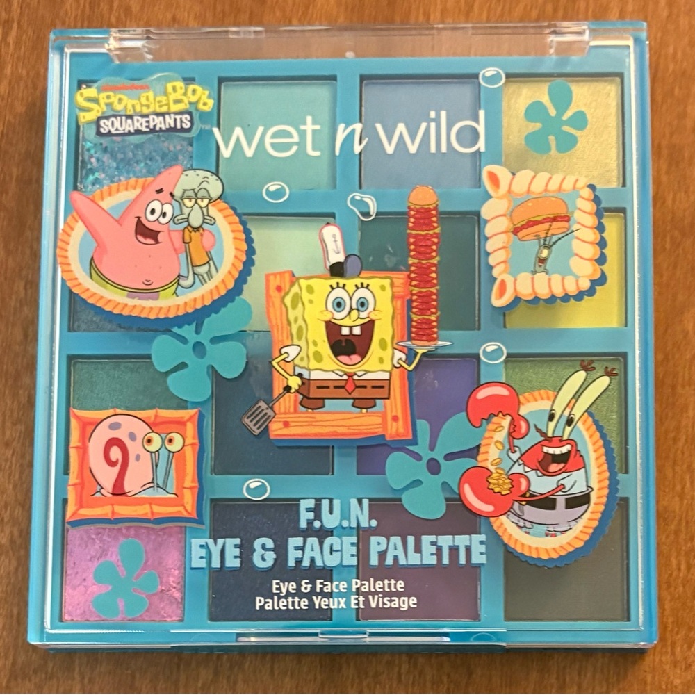 Wet N Wild Spongebob Squarepants F.U.N. Eye & Face Palette Limited Edition NEW